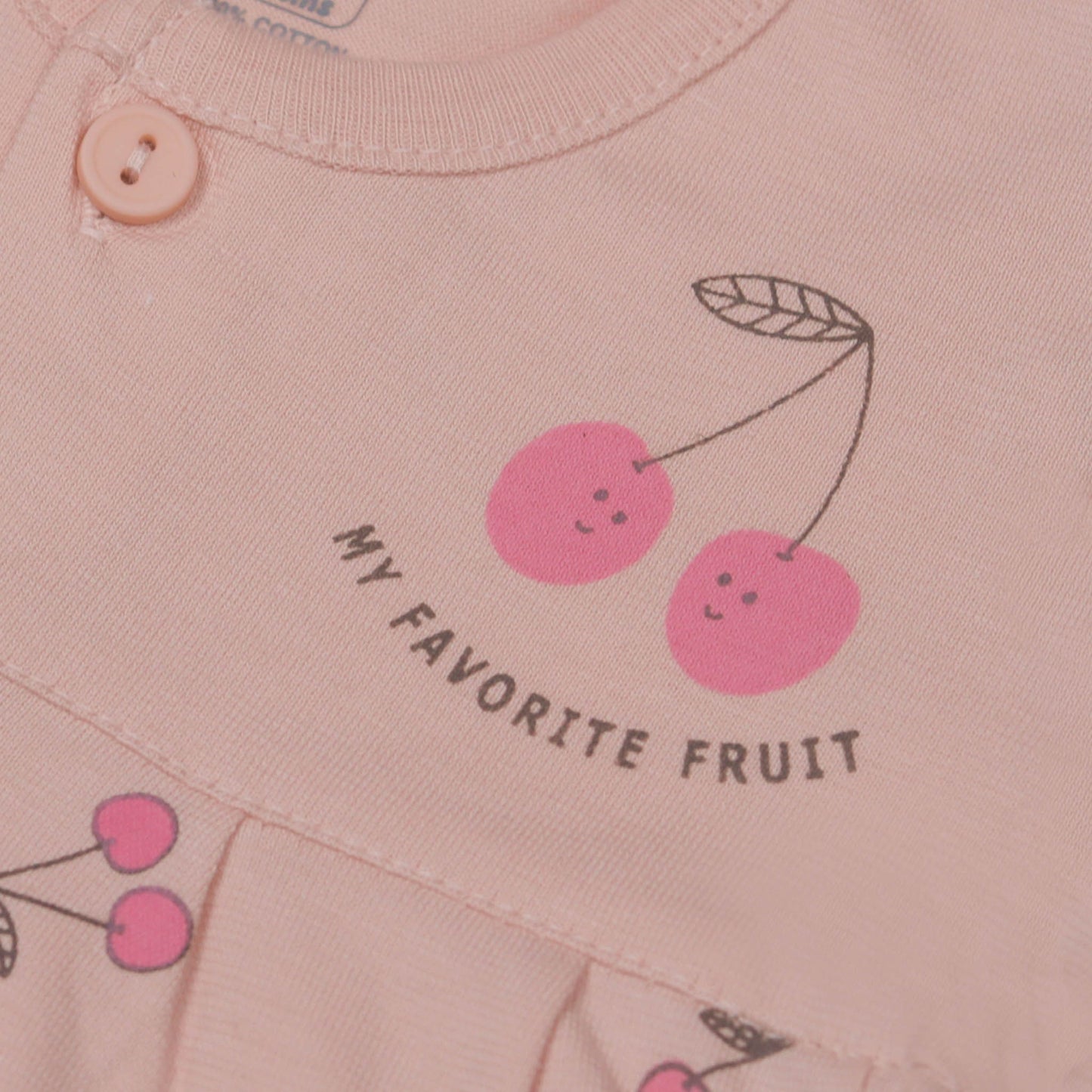 Cherry Bliss Play-Date Dress by Pink Rabbit - Sweet, Breathable & Summer Fun!