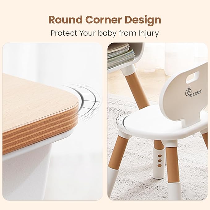 R for Rabbit - Little Genius Woodland -
Furniture - Wood White