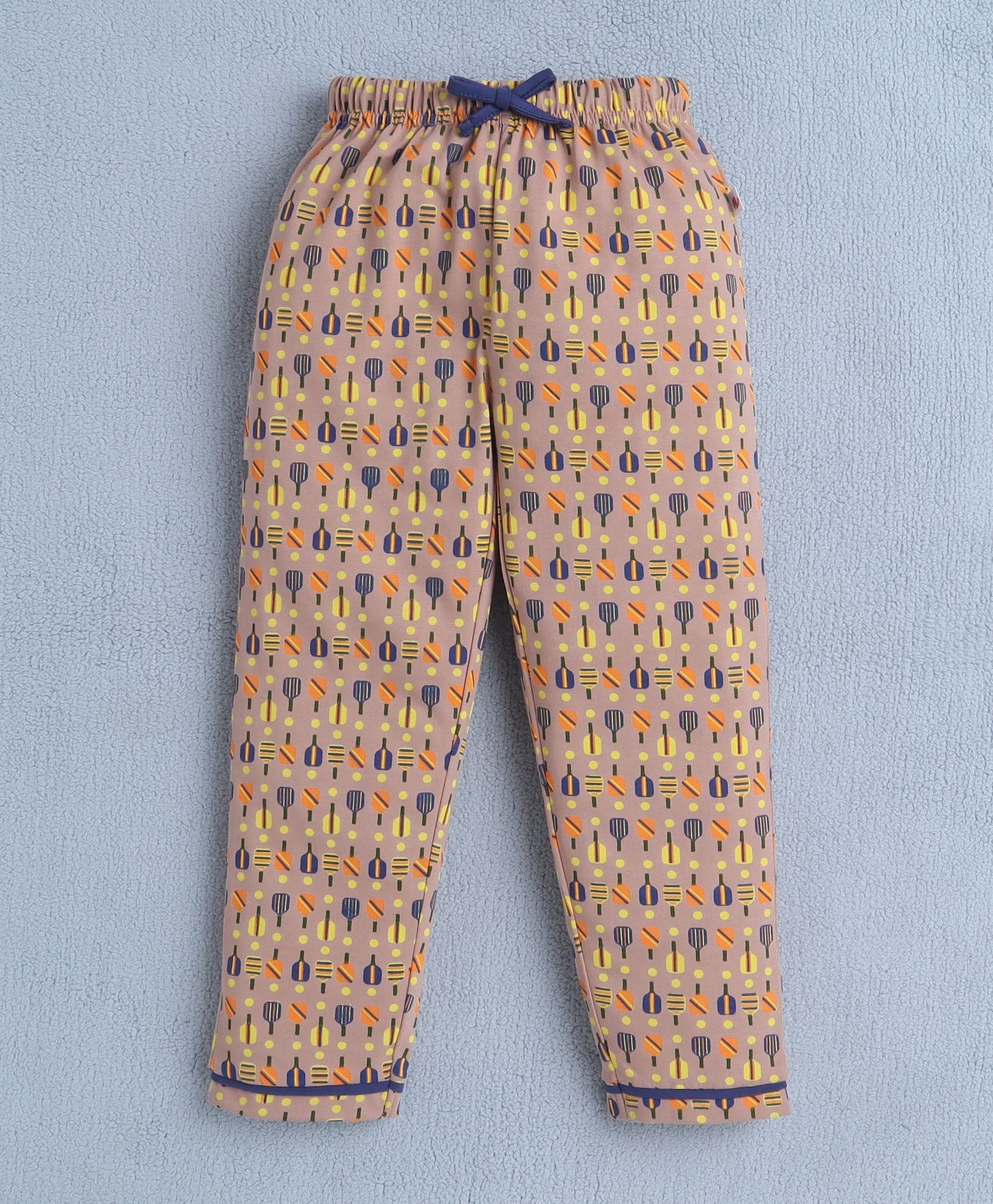 Relax & Snooze – Brown Cotton Full Sleeve Pyjama Set