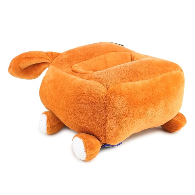 Webby Plush Cute Dog Teddy Multi Purpose Holder Soft Toys Brown