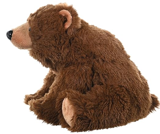 Wild Republic Brown Bear Plush – Soft Stuffed Animal Toy Gift for Kids