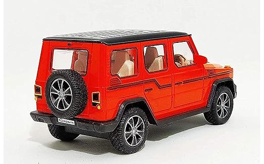 CENTY Toys G Power Orange Colour- Looks Like The Real Suv- Pull Back Action- Spare Wheel On Rear 3-12 years