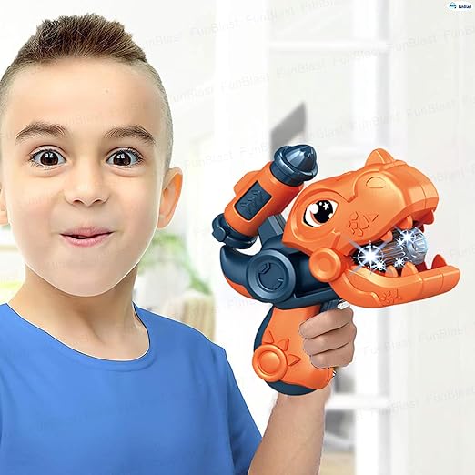 Dinosaur Projection Toy Gun with Light & Music – FunBlast LED Blaster for Kids