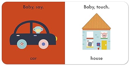 Words – Fun Touch-and-Feel Vocabulary Board Book for Babies & Toddlers