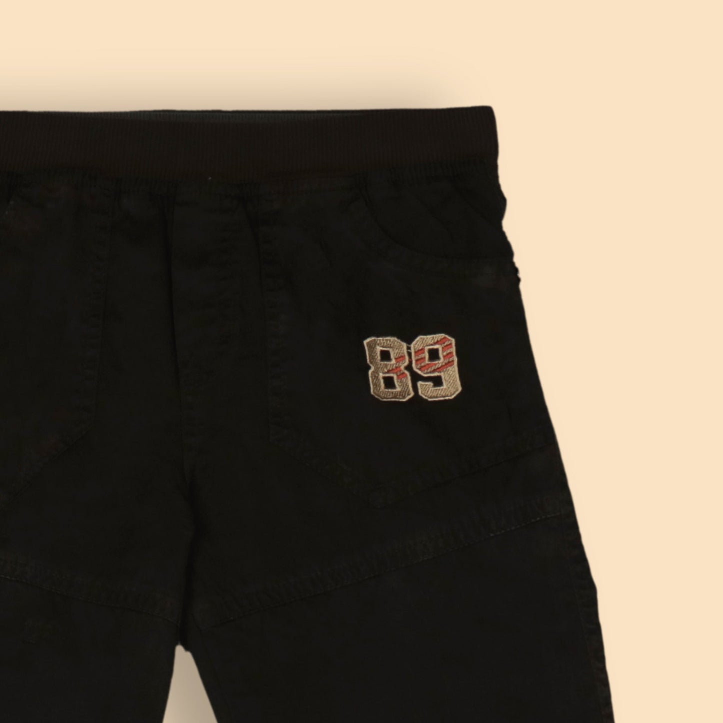 OlioKids Boys Cotton Blend Elasticated Pull-On Shorts