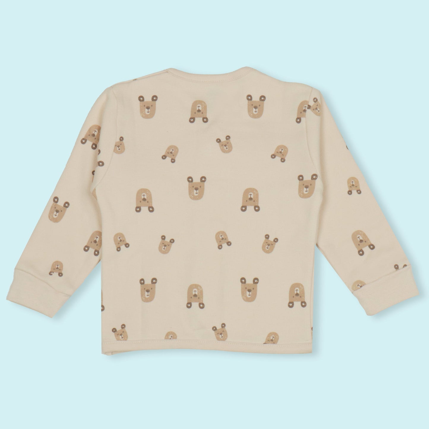 Cozy Critter Camel: Pink Rabbit Unisex Winter Pyjama Set