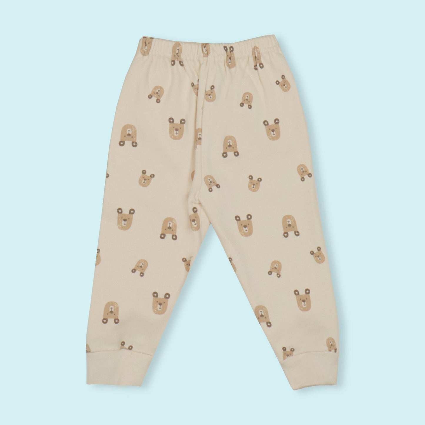 Cozy Critter Camel: Pink Rabbit Unisex Winter Pyjama Set