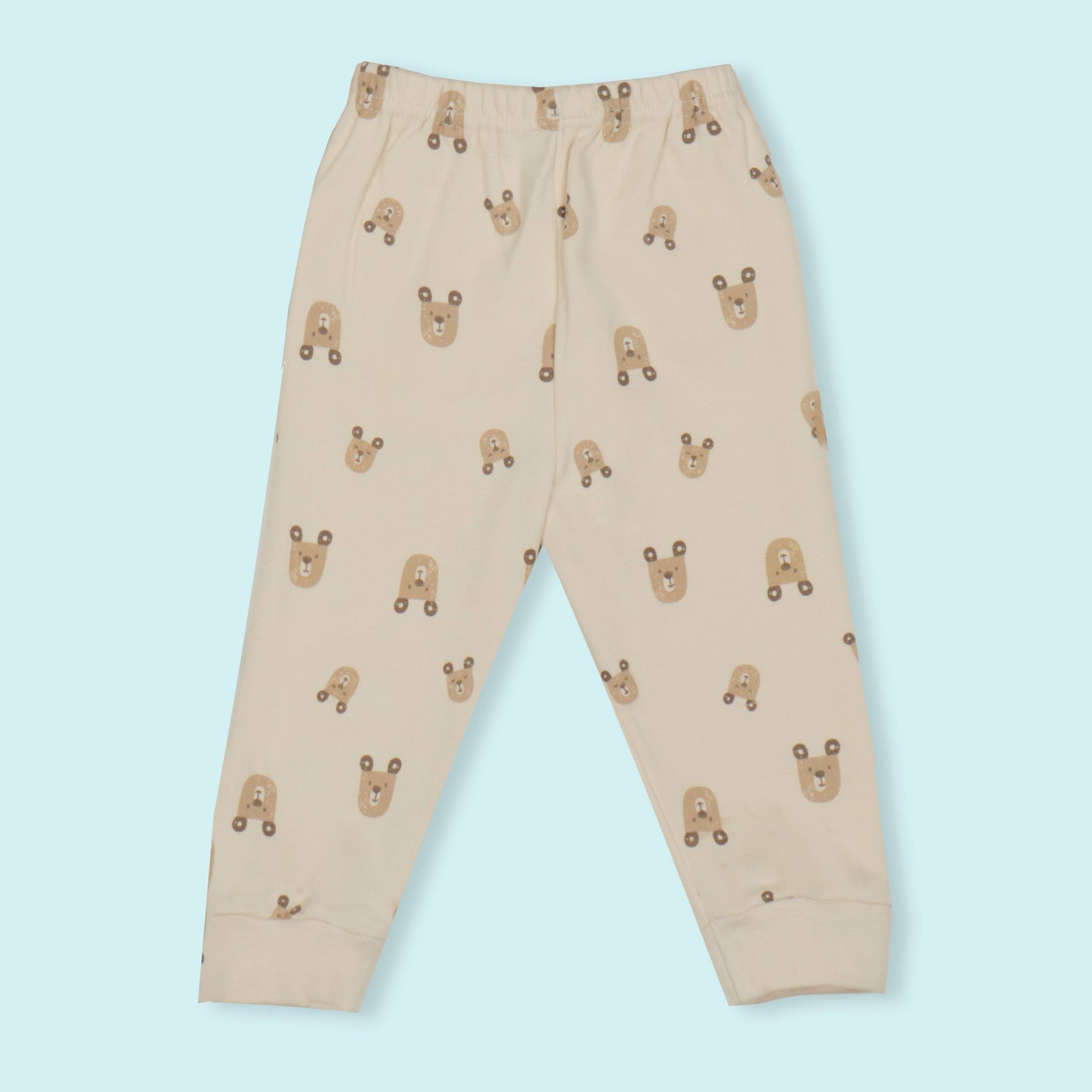 Cozy Critter Camel: Pink Rabbit Unisex Winter Pyjama Set