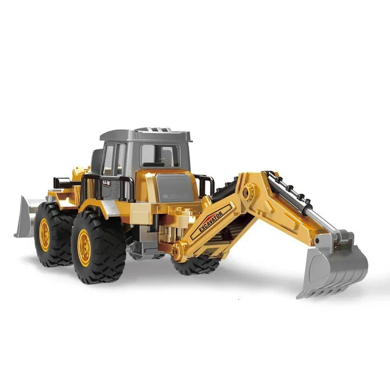 Metal Excavator Bulldozer – Heavy-Duty Die-Cast Construction Model