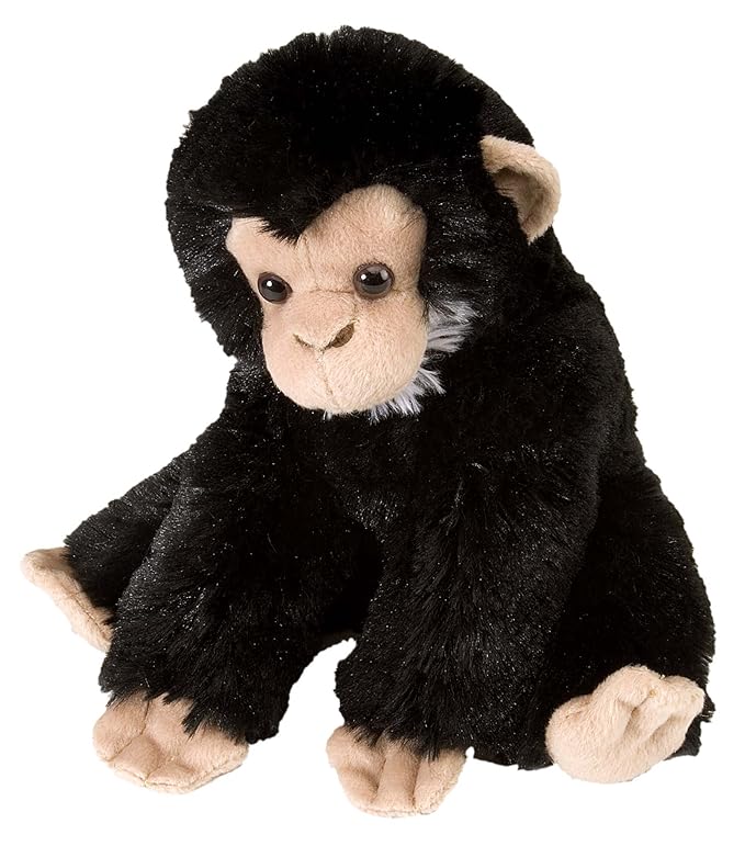 Wild Republic Mini Baby Chimpanzee – Soft Plush Stuffed Toy Gift for Kids