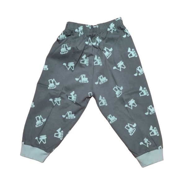 Set of 2 full length printed rib leggings/trackpants for causal wear : Dark Green and Olive
