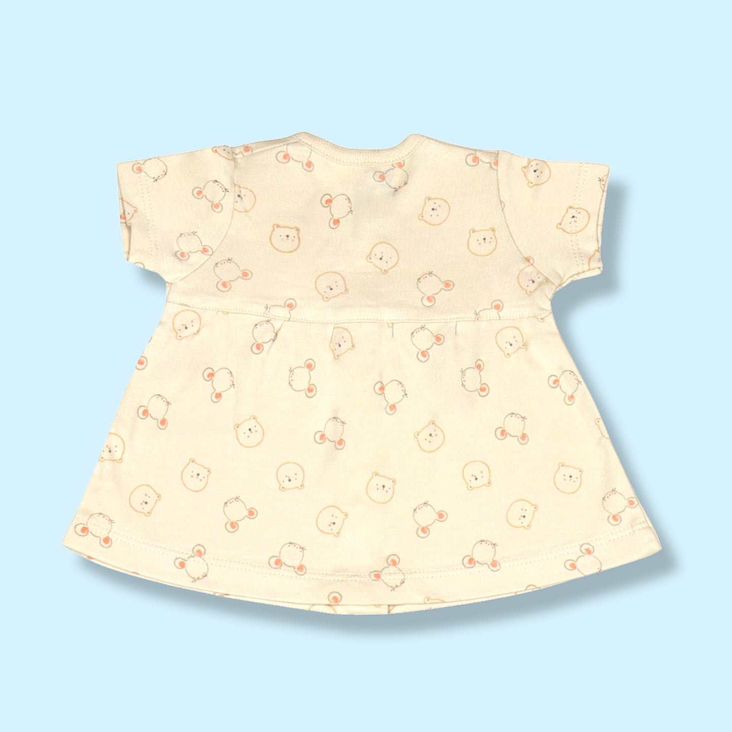 Camel Cats & Mice Softcap Dress by Pink Rabbit Summer's Furry Playdate!