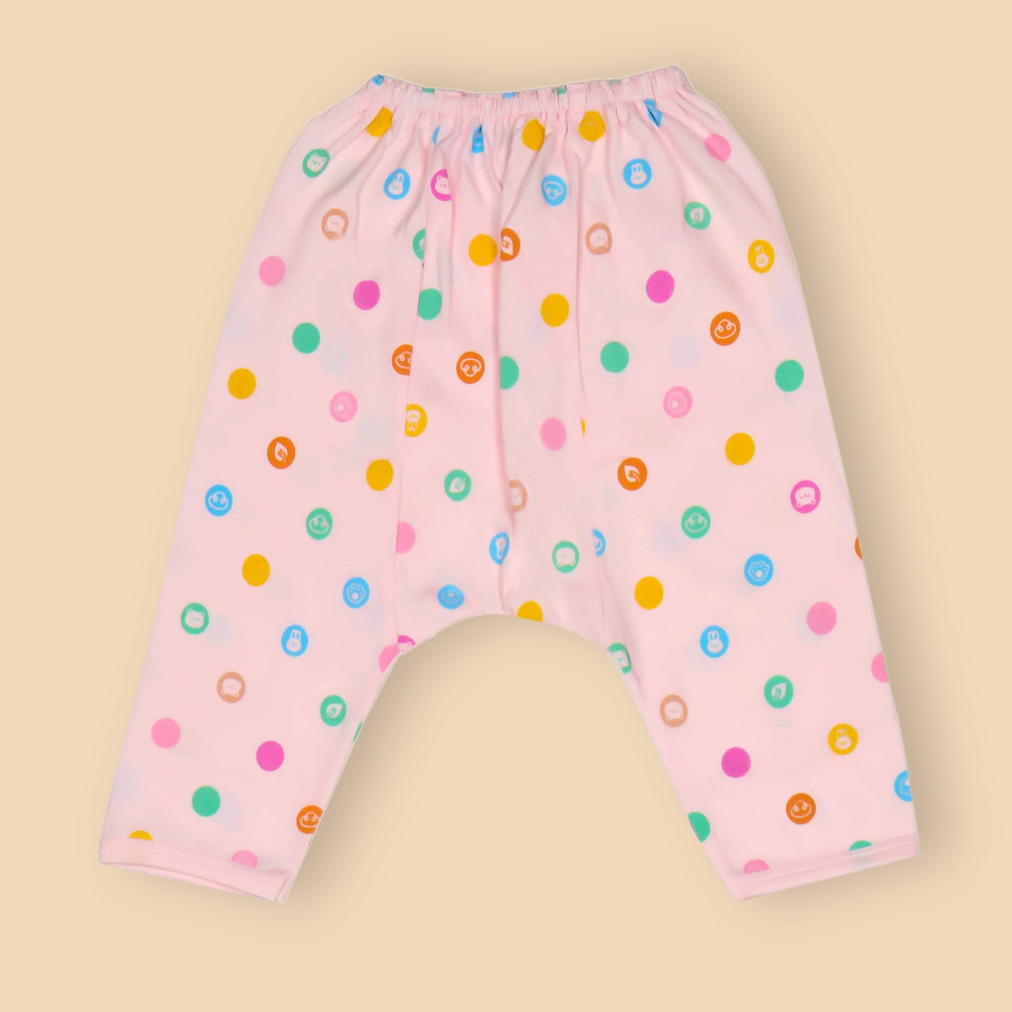 Pink Rabbit Breezy Buggers: Comfy Cotton Diaper Leggings Duo in Blue & Pink
