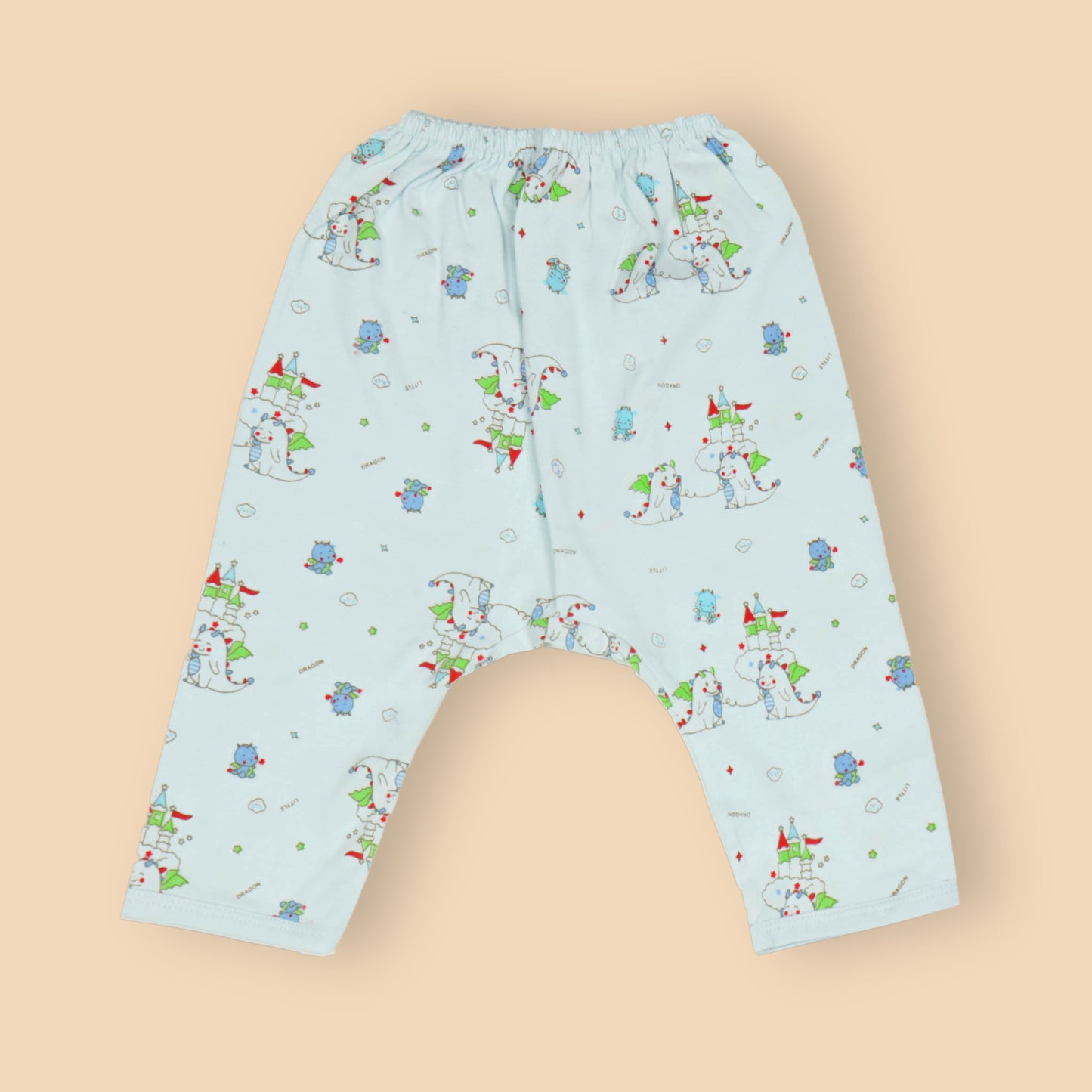 Pink Rabbit Breezy Buggers: Comfy Cotton Diaper Leggings Duo in Blue & Pink