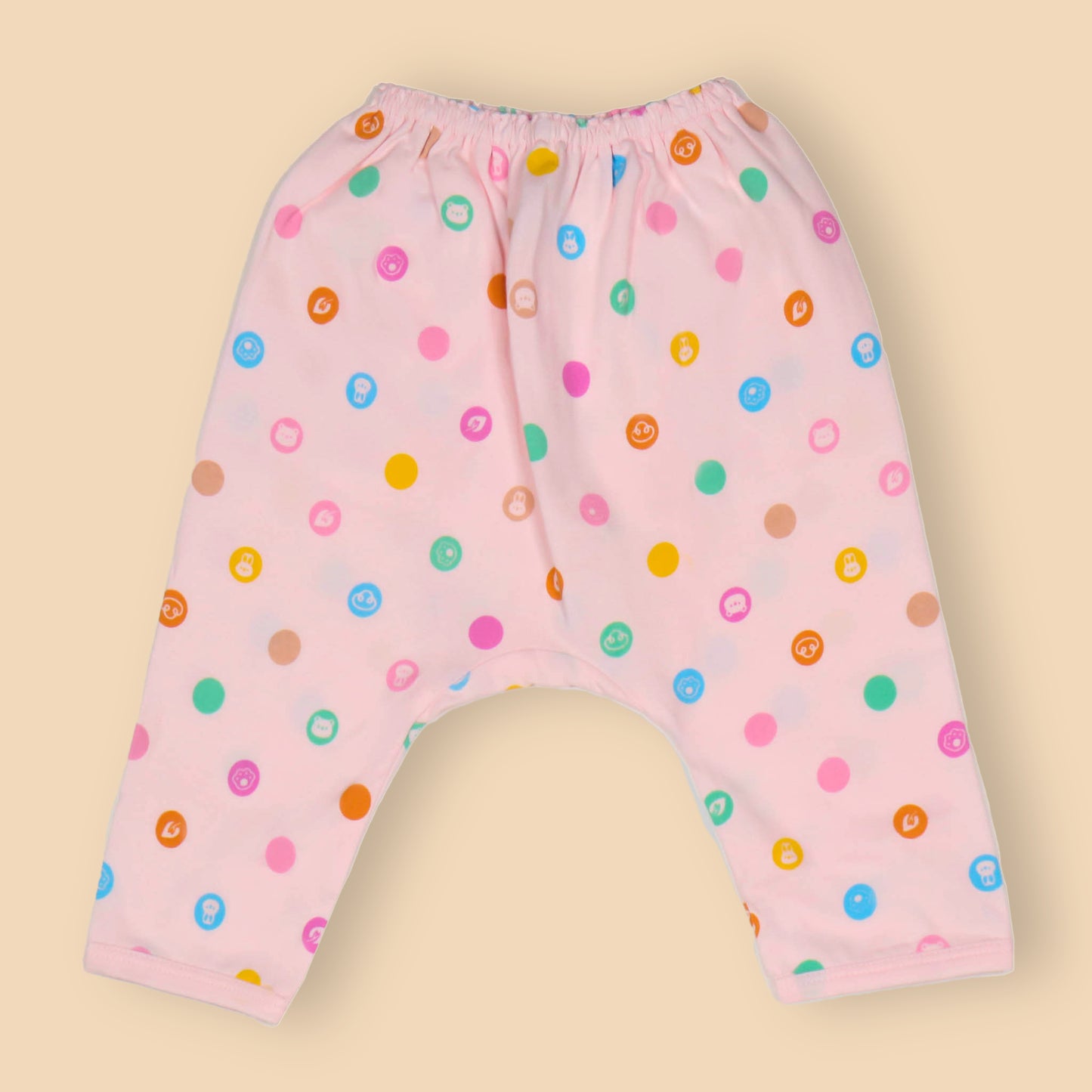 Pink Rabbit Breezy Buggers: Comfy Cotton Diaper Leggings Duo in Blue & Pink