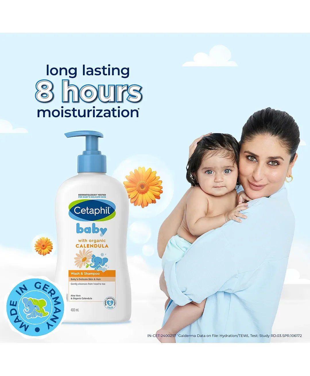 Cetaphil Baby Lotion Gentle, Almond-Scented Moisturizer for All Skin Types - 400 ml