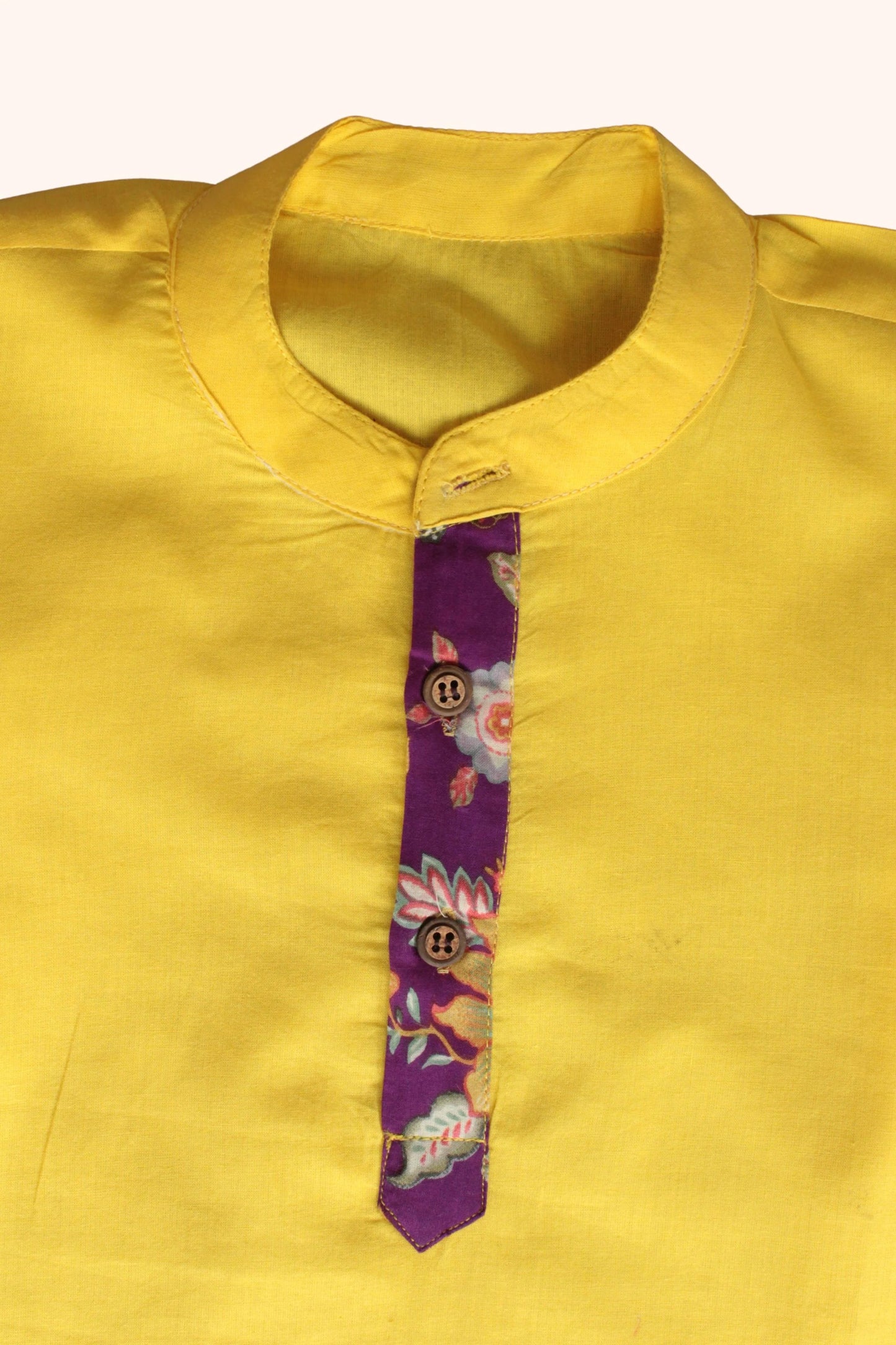 Peekaaboo Boys' Purple Kesari 3-Piece Ethnic Outfit – Kurta, Pant & Jacket Set
