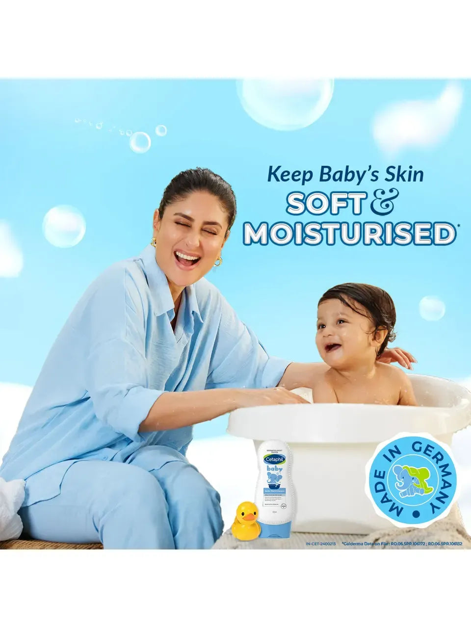 Cetaphil Baby Gentle Wash & Shampoo - Hypoallergenic & Tear-Free, Aloe Vera Enriched for Sensitive Skin – 230 ml