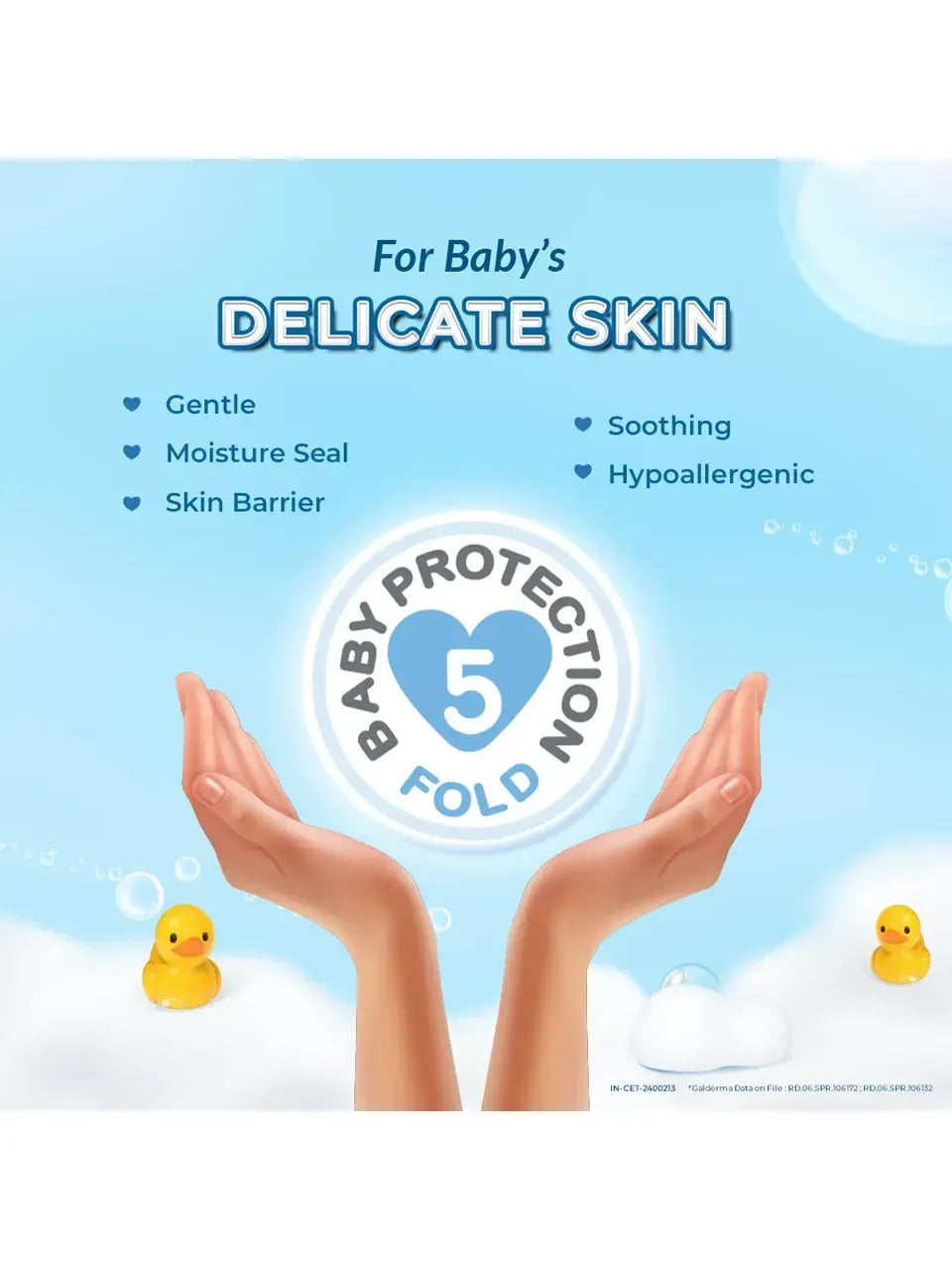Cetaphil Baby Gentle Wash & Shampoo - Hypoallergenic & Tear-Free, Aloe Vera Enriched for Sensitive Skin – 230 ml