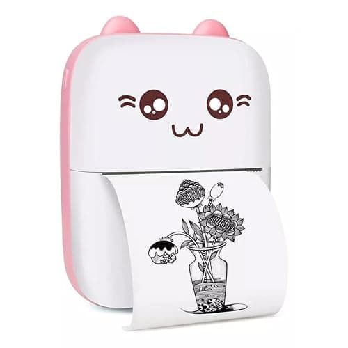 Smilebug Pocket-Sized Portable Mini Printer: Wireless, Thermal, for Notes, Photos, Labels & DIY Crafts
