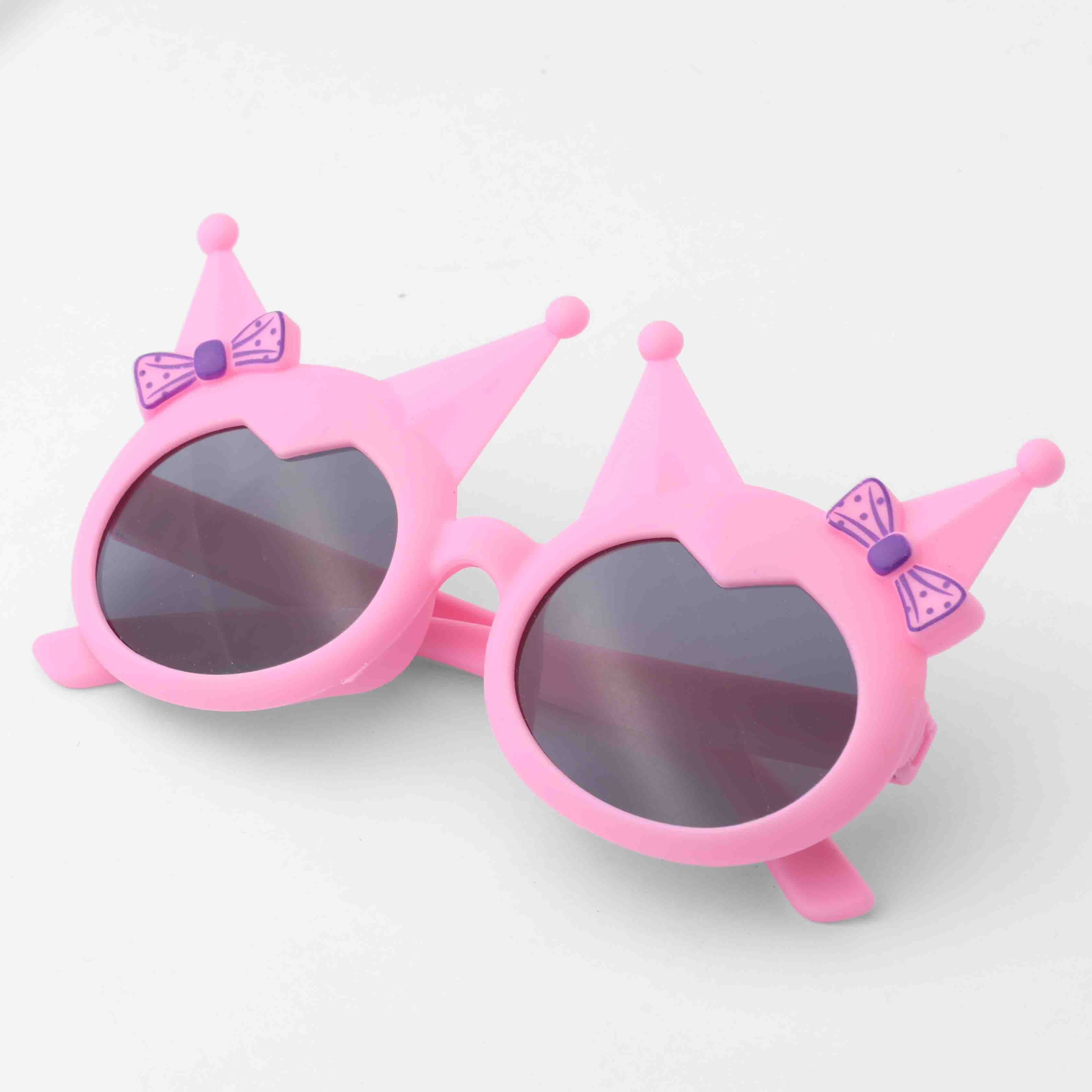 Tinted Tales Unisex PinkPlastic Sunglasses for Casual & Party Wear