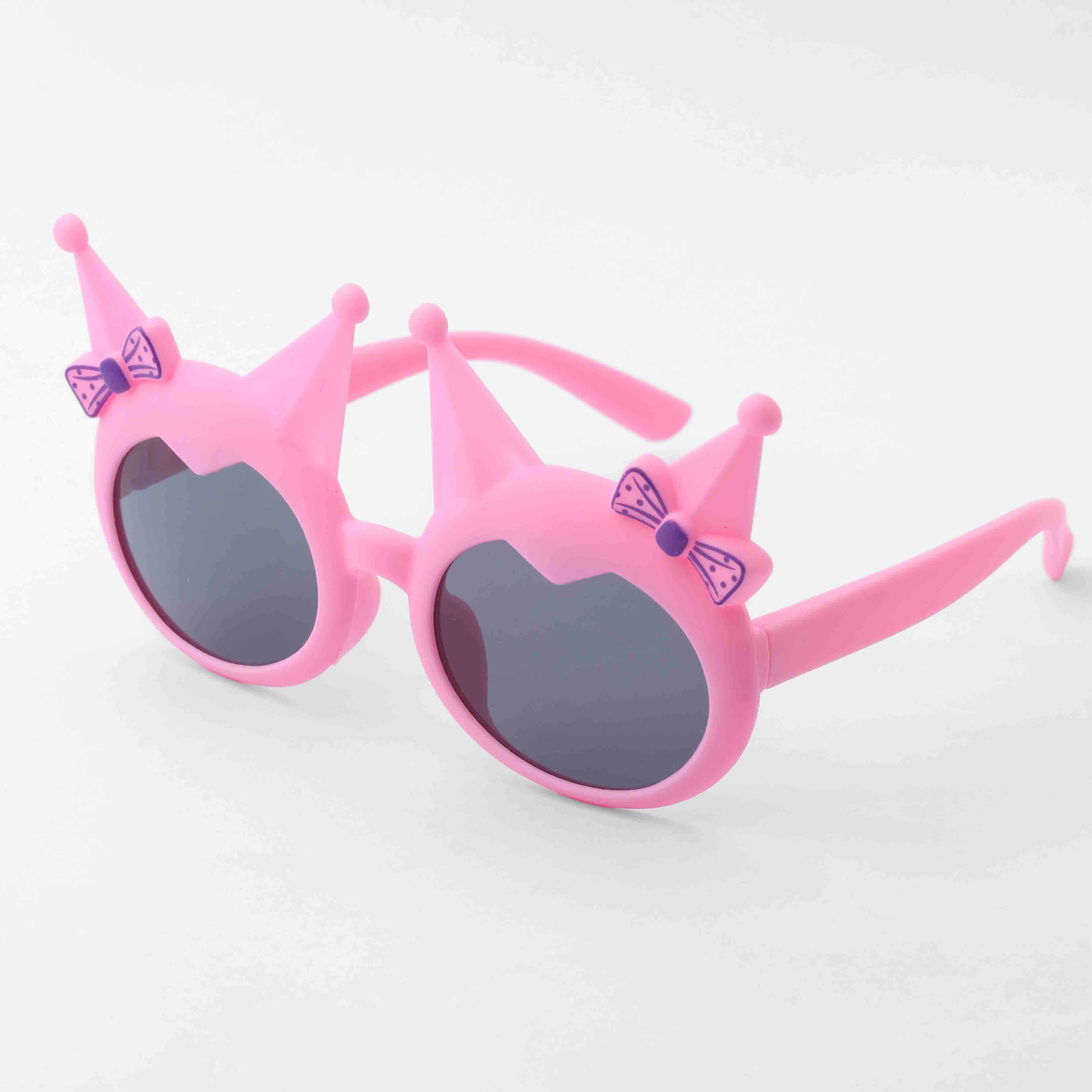 Tinted Tales Unisex PinkPlastic Sunglasses for Casual & Party Wear