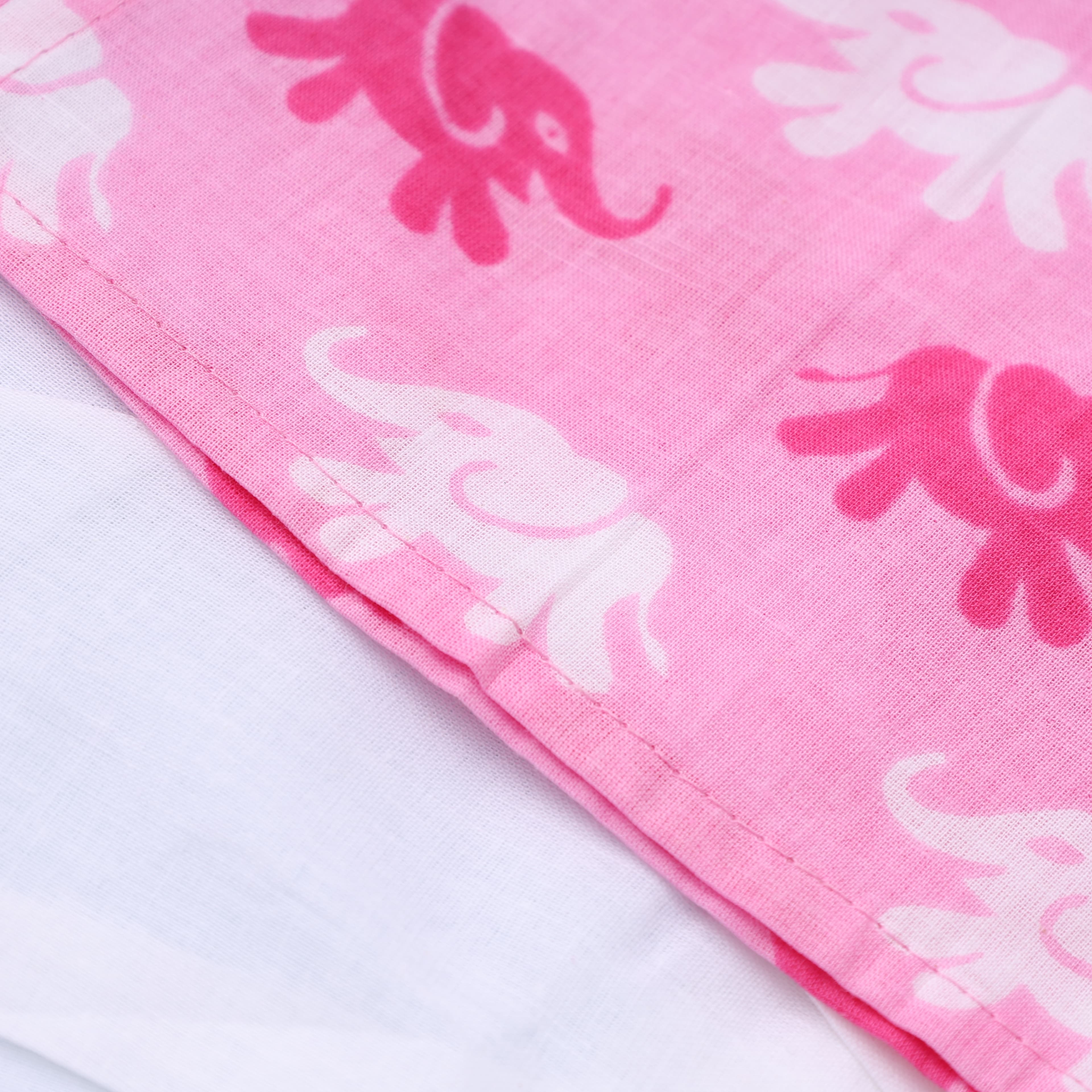 Cuddly Cubs Pink Dhoti Kurta Set for Boys - Cotton Full Sleeves Mandarin Collar Formal/Partywear All Season