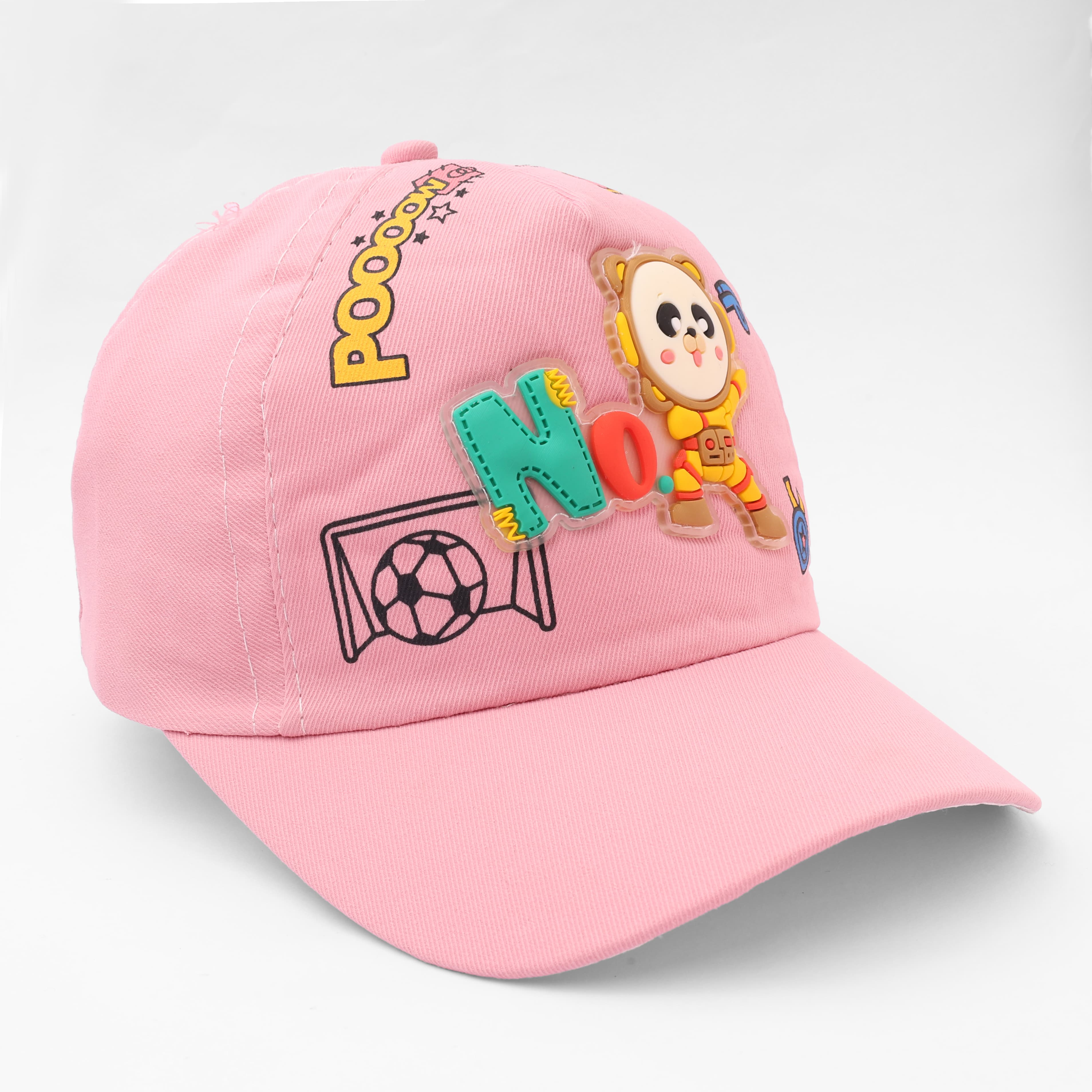 Oh! Hats Unisex Pink Cap | Applique Pattern | Casual & Daily Wear
