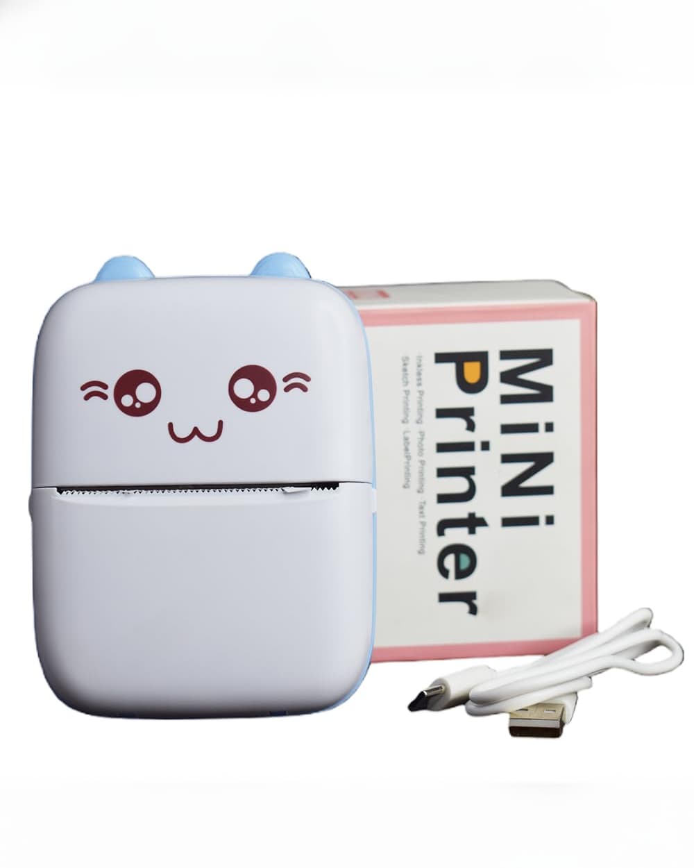 Smilebug Instant BT Mini Printer | Wireless Inkless Thermal Printing for Photos, Labels, Notes | Compact & Travel-Friendly