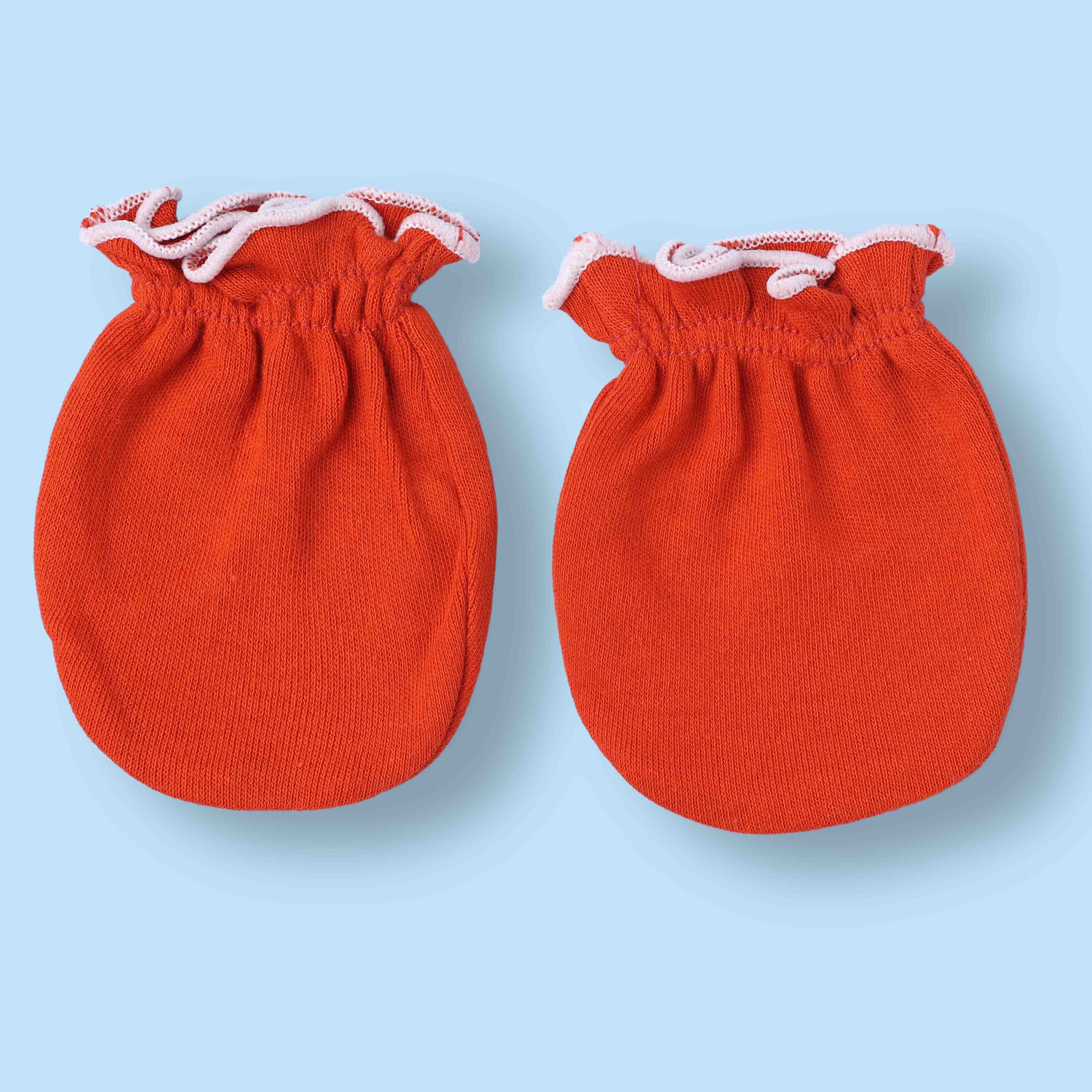 Ben Benny Unisex White, Red And Pink Printed Mittens | Stylish All-Over Print Hand Warmers for Travel, Outdoor, Party & Daily Wear | Pack of 6 Pairs | Color May Vary