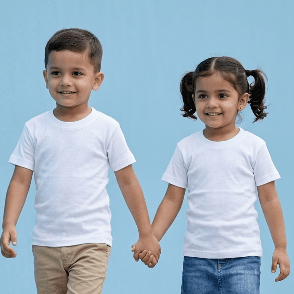 Show & Tell Unisex Cotton Blend White Short Sleeve T-Shirt for Casual Summer Wear