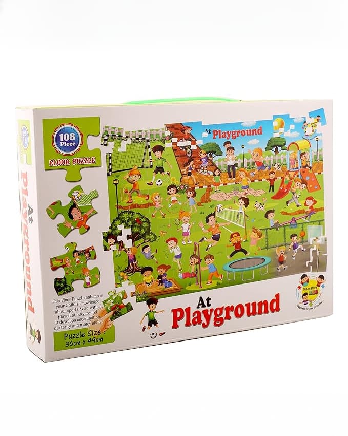 Innovative KIDS Floor Puzzle for 4 Age Kids(108 Piece) (at Playground)