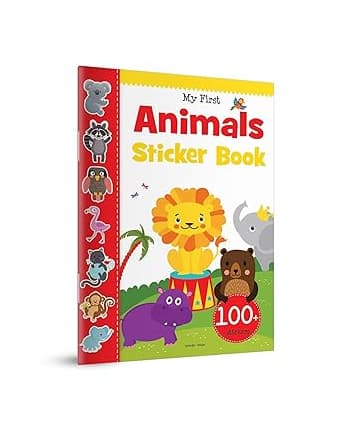 My First Animal Sticker Book: Exciting Sticker Book With 100 Stickers