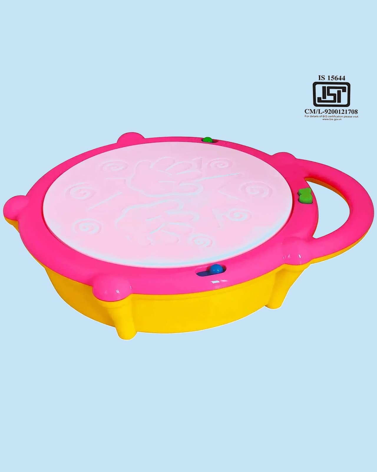 Smilebug Multicoloured Drum Set for Kids – Musical Toy for Motor Skills, Sensory Play & Learning "
