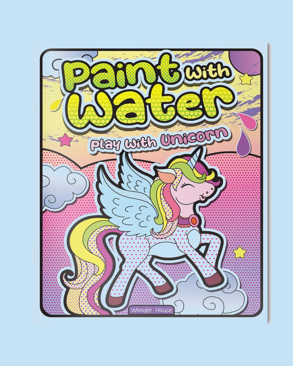 Paint with Water – Play with Unicorns | Magical Water-Reveal Painting Book for Kids