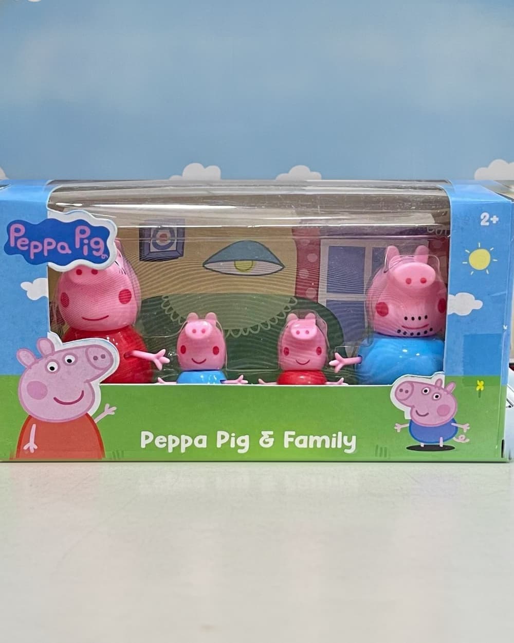 Smilebug Kids Peppa Pig & Family Playset | Plastic Character Figures for Kids | Pretend Play Set | Age 4–6 Years