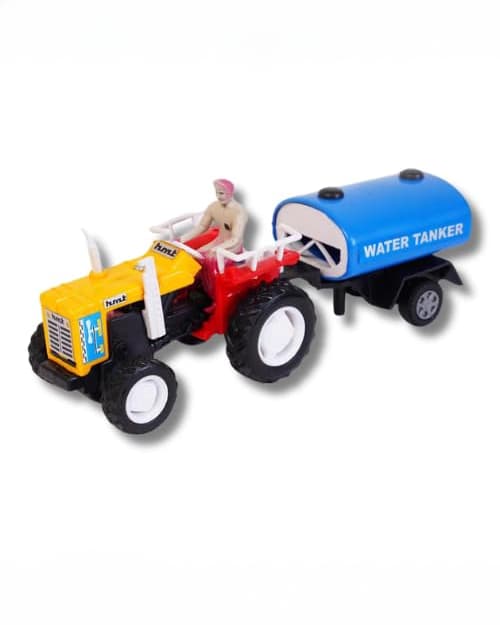Centy Tractor and Tanker for Kids Toy with Pull-Back Action| Pack of 1|Age 3+| Multi in color