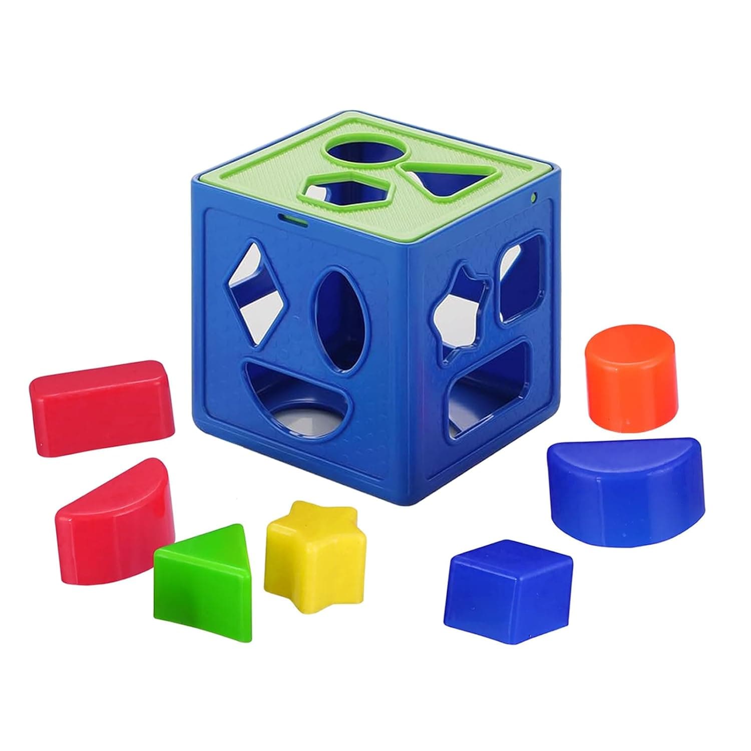 FunBlast Shape Sorter Cube Educational Learning Toy for Kids Shape Matching and Skill Development