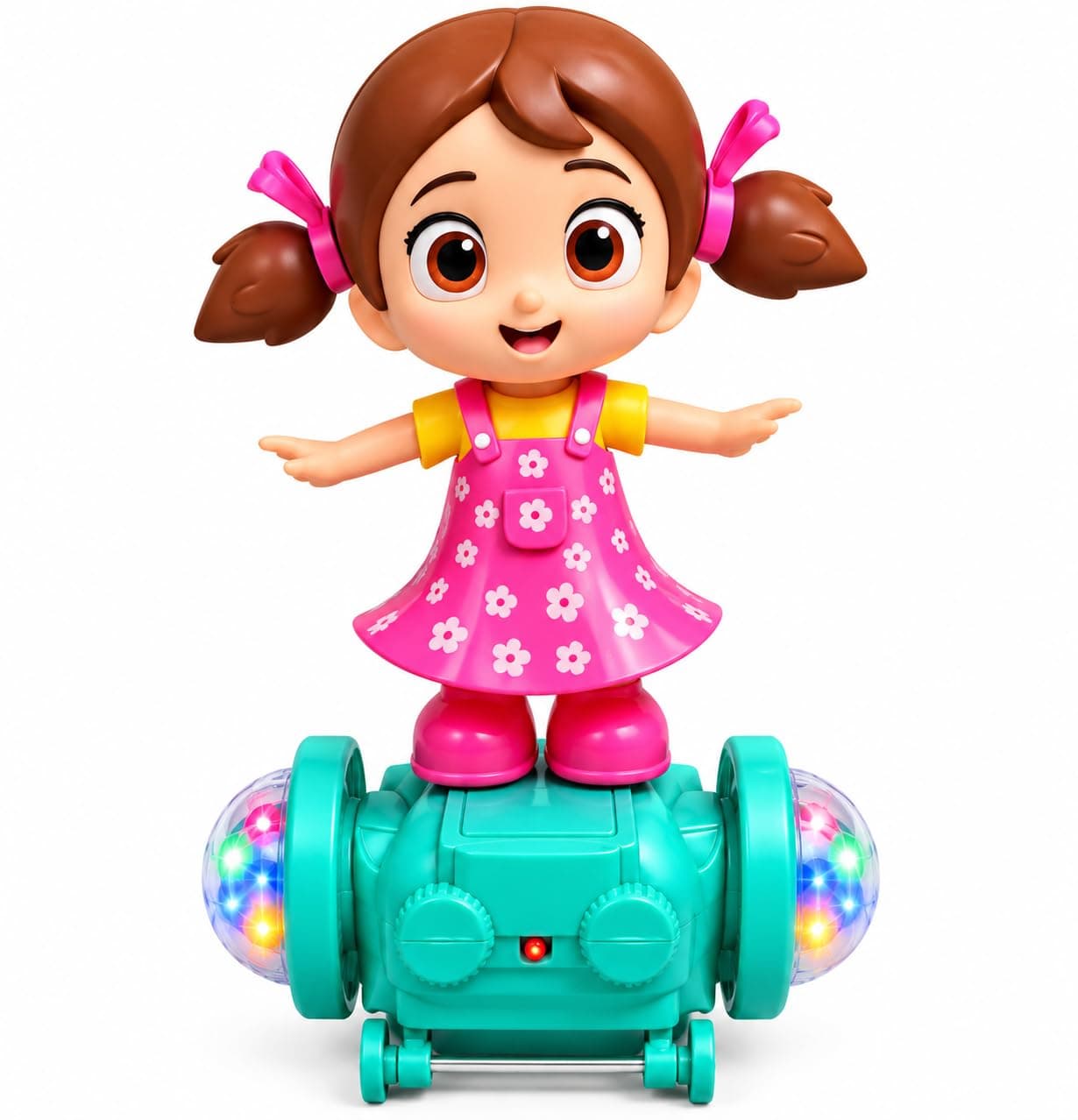 Fashion Girl Dancing Baby Doll Toy with Flashing 5D Lights, Music, Smoke & Multi Action Movement for Kids