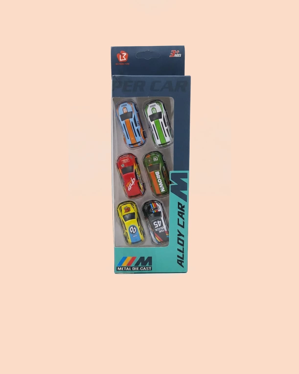 Metal Die Cast Alloy Car Toy Set of 6 for Kids Age 3+ | Realistic Durable Collectible Racing Model Vehicles