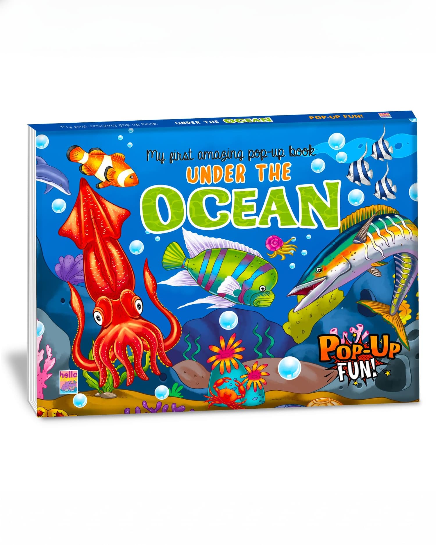 Hello Friends My First Amazing Pop-Up Story Book: Under the Ocean | Interactive 3D Story Book for Kids