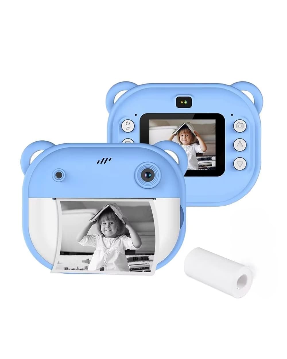 Instant Print Camera for Kids, Birthday Gifts for Girls Boys, Digital Camera with 1080P Videos, Portable Instant Camera
