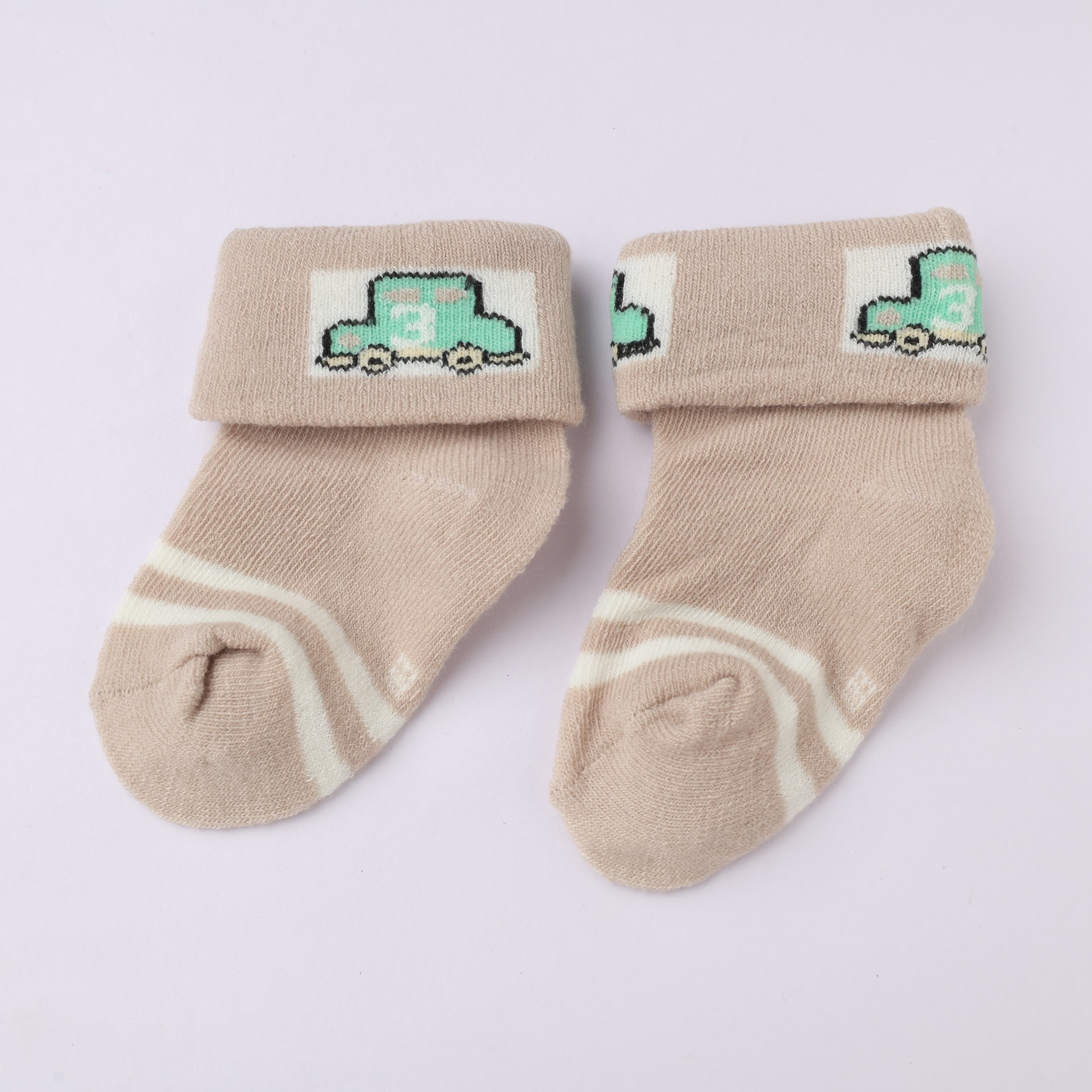 Baby Socks Unisex Multi-Color Cotton Blend Ankle-Length Socks – Comfortable Slip-On Socks for Casual, Daily & Outdoor Wear
