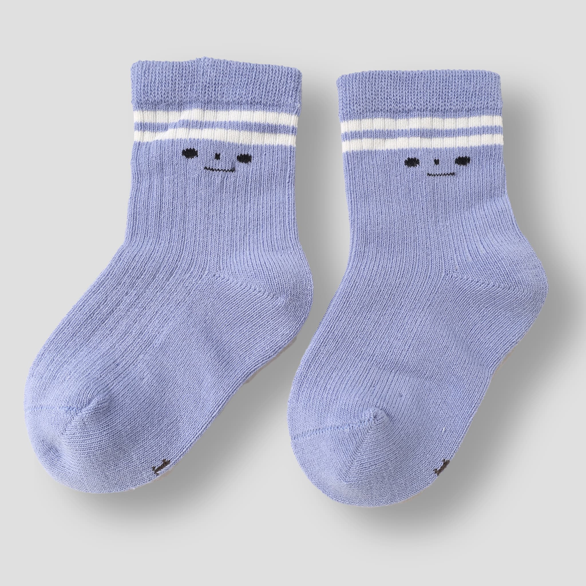 Camey Unisex Blue Cotton Ankle Length Socks, 1 Pack, Soft Slip-On All-Season Socks for Casual & Daily Wear