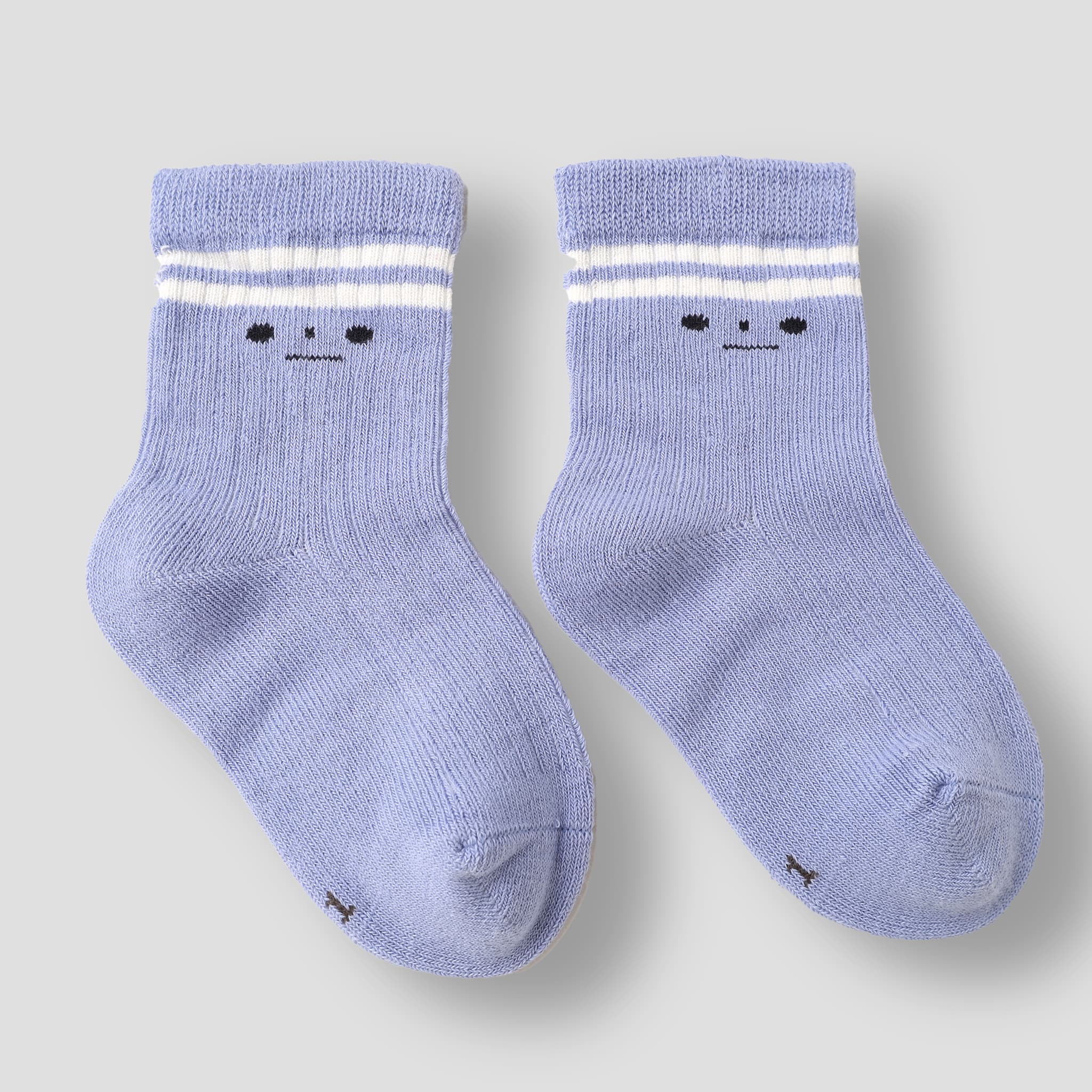 Camey Unisex Blue Cotton Ankle Length Socks, 1 Pack, Soft Slip-On All-Season Socks for Casual & Daily Wear