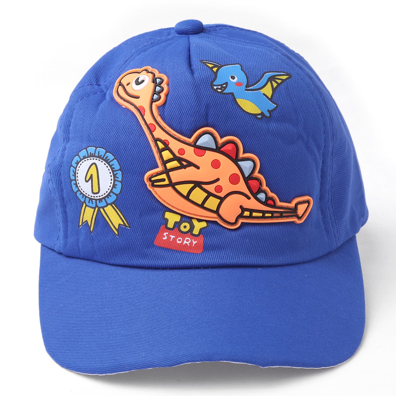 Oh! Hats Unisex Blue Applique Casual Cap