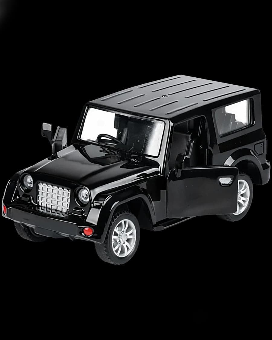 Frendo Adventure Series Off Road Toy Car – Black Light & Sound | Pull Back Action SUV Vehicle Toy for Kids (1 Pc)