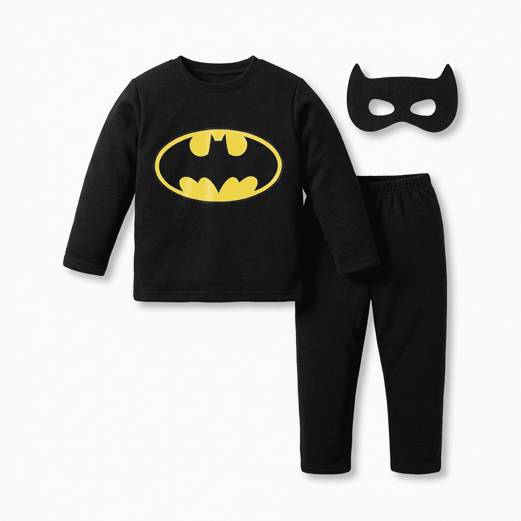 Batman Costume (Boys, Black, Full Sleeves) for Casual Wear, All Season – KAKU FANCY DRESSES
