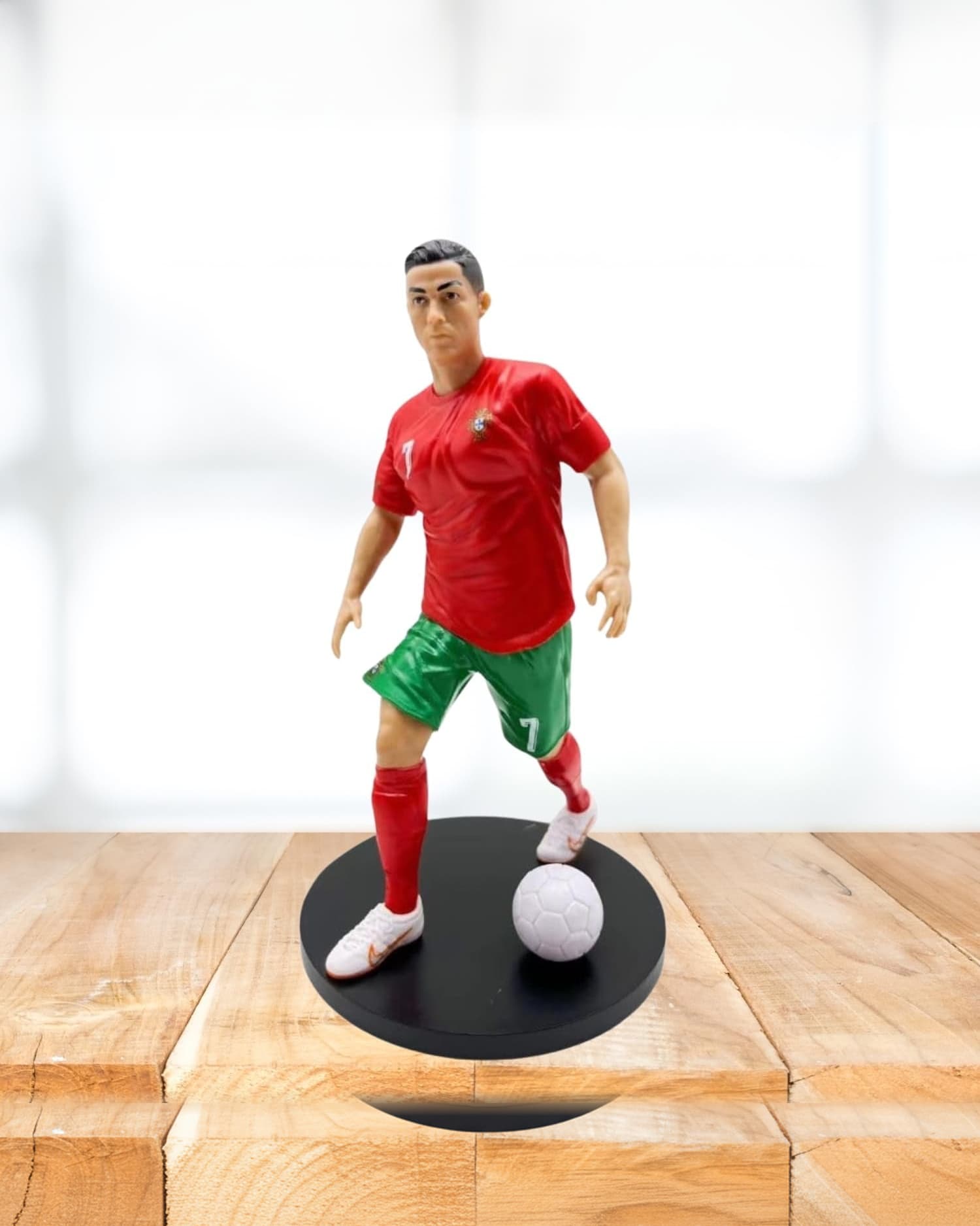 Smilebug Cristiano Ronaldo Soccer Action Figure (Cristiano Ronaldo#7) with Football