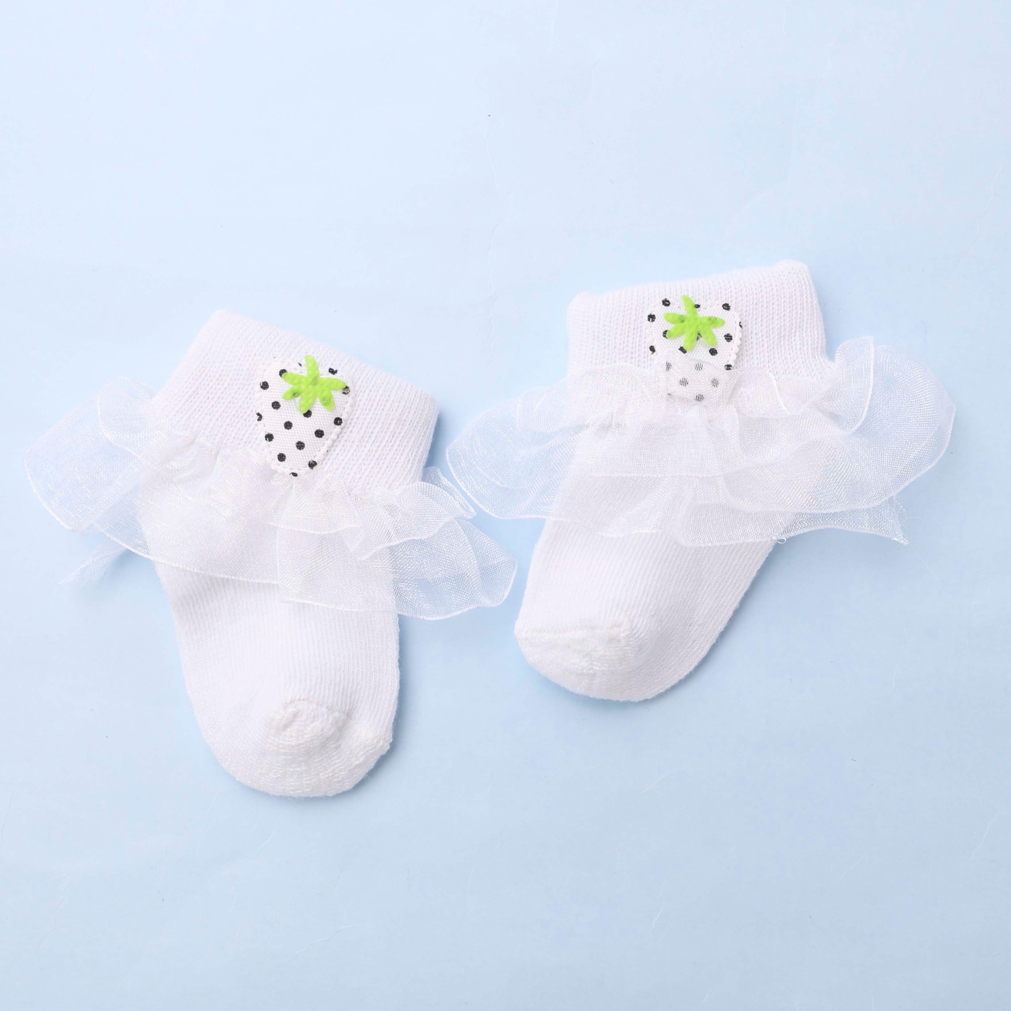 Coco Socks Unisex White Cotton Ankle Length Socks for Kids | Multi Color | Casual & Daily Wear